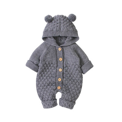 

Baby Rompers Knitted Long Sleeve Knit Newborn Bebes Boys Girls Jumpsuits Onesie Autumn Winter Toddler Children Overalls Clothing