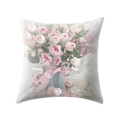 

〖Follure〗Plant Printed Polyester Pillow Case Cover Sofa Cushion Cover Home Decor