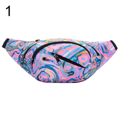 

Sports Women Crossbody Chest Bag Zipper Waist Fanny Pack with Earphone Hole
