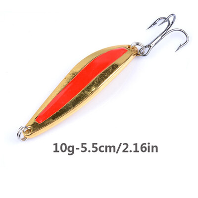 

Ocean Fishing Bait Artificial Bait Freshwater River Stream Fishing Metal Spoon Fake Bait Lures Accessories With 1 Fish Hook