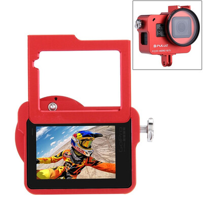

〖Follure〗PULUZ For GoPro HERO 65 CNC Aluminum Alloy Housing Shell Case Protective Cage