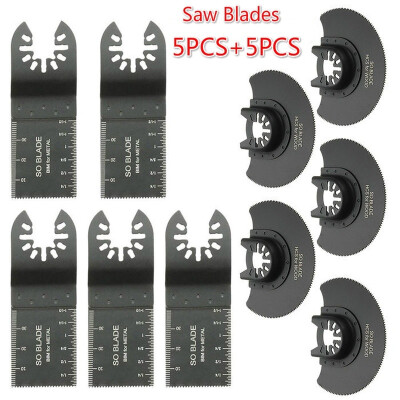 

10pcs Multi Tool Saw Blade 35mm Opening Bi-metal Saw Blades 88mm High Carbon Steel Segment Saw Blades Oscillating