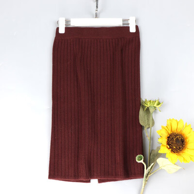 

Fashion High Waist Sim Skirts Women Autumn Knitted Skirt Sexy Ladies Bag Hip Skirts New