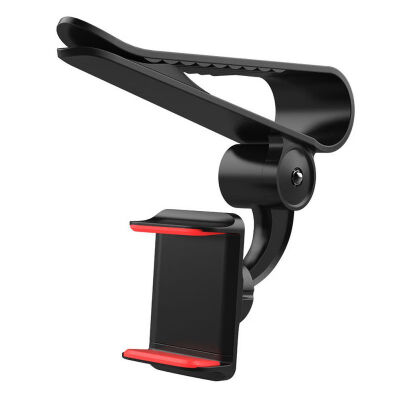 

Sun Visor Car Cell Phone Holder Mount Stand With Clip Universal 360 Degree Swivel GPS Holder Car Mobile Clip