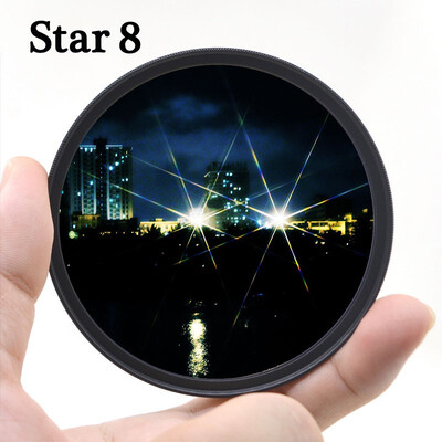 

KnightX Star line 4x 6x 8x Camera Lens Filter For Canon Sony Nikon d600 light d70 photo d5100 1200d 60d 200d accessories 49 52 55