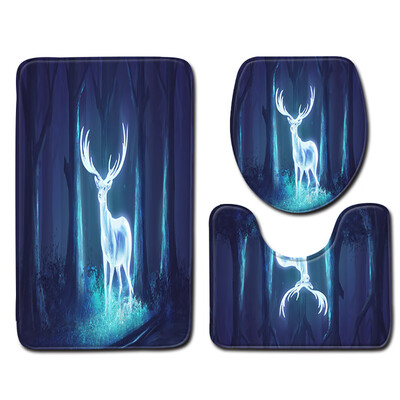 

〖Follure〗3pcs Non-Slip Bath Mat Bathroom Kitchen Carpet Doormats Decor