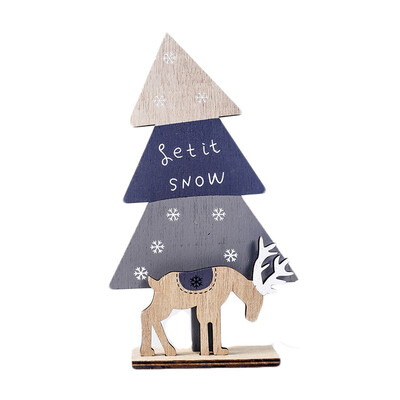 

Tailored Xmas Wooden Santa Christmas Tree Festival Ornament Home Decor Christmas Gifts