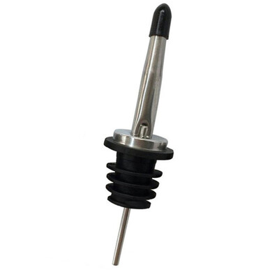 

3pcs Wine Pourers Tapered Spout Speed Pourers Stainless Steel Spouts with Rubber Stoppers