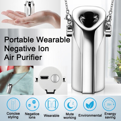 

Mini Usb Air Cleaner Negative Ion Generator Anion Portable Wearable Air Purifier Ionizer For PM25 Dust Pollen Mite Smoke Ozone