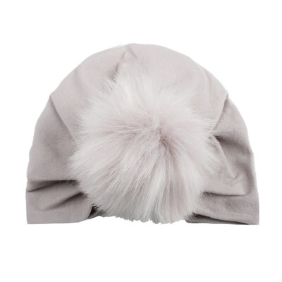 

2019 Winter Baby Girl Hats with Flower Candy Color Knit Newborn Beanie Hat Baby Fotografia Cap Accessories 1 PC