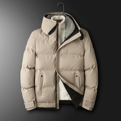 

Toponeto Mens Autumn Winter Hoodie Camouflage Warm Jacket Packable Light Top Quality Coat
