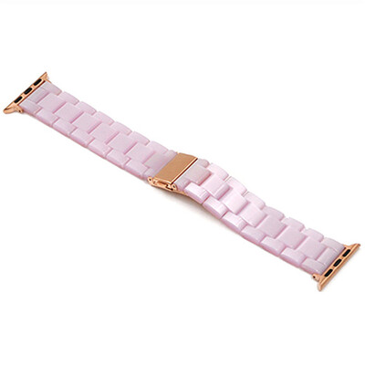 

〖Follure〗Luxury Crystal Resin Agate Beads Band Wrist Strap For Appl iwatch 4 40MM