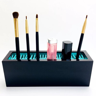 

Toponeto Makeup Brush Storage Box Cosmetic Storage Box Desktop Stationery Storage Box