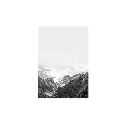 

Top of Snowy Mountain in the Fog Pattern Contracted Style Drawings Unframed Canvas Printed Oil Paintings