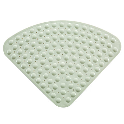 

1PCS PVC fan-shaped 54X54cm triangle anti-slip mat Bathroom foot pad shower mat