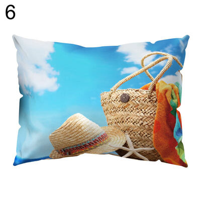 

Fresh Starfish Shell Throw Pillow Protector Case Cushion Cover Bedding Articles