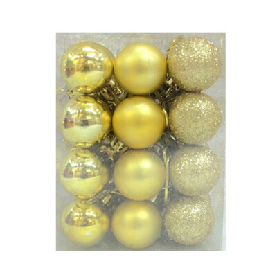 

24pcs Balls Decorations Baubles Party Wedding Christmas Tree Xmas Ornament