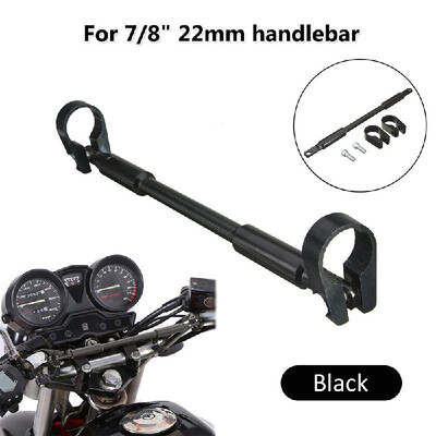 

Universal 78″ 22mm Motorcycle Handlebar Motorbike Grips Handle Bar Aluminum Alloy Brace & Clamp Adjustable Cross Bar