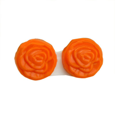 

Flower Contact Lens Box Container Pocket Plastic Storage Case Eye Care Holder