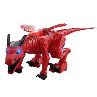 

〖Follure〗Kids Interactive Walking Dinosaur Glowing And Music Childrens EducAtional Toy