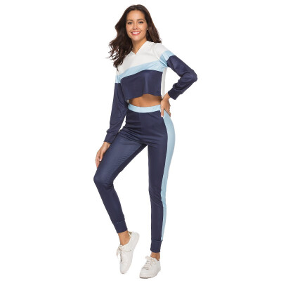 

Women Two Piece Set Casual Sportswear Lovely Hoodies Long-sleeved Suit Femme Sportswear Sets Tracksuit Set 2pcs Tops Pants Suit