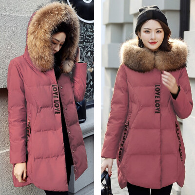 

Toponeto Fashion Women Winter Warm Cotton Hooded Winter Jacket Long-Sleeved Coat