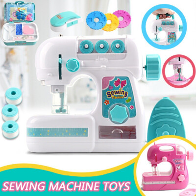 

Portable Sewing Machine Handheld Sewing Machine Electric Stitch Household Repair Tool Kit kids girl repair mechine toys