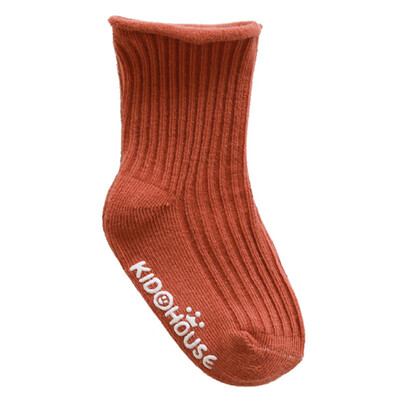 

Newborn Baby Solid Print Sole Soft Anti-slip Shoes Socks Kids Boys Girls Infant Toddler Warm Socks Sokken