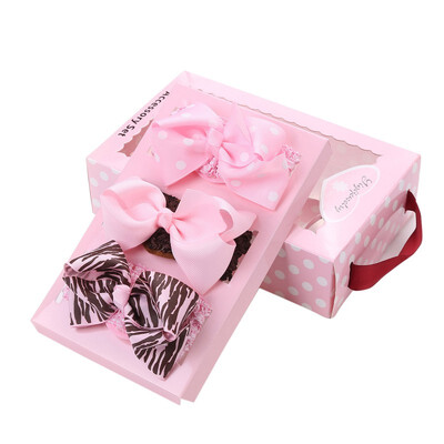 

1Set3pcs Multi-style Ribbon Bow Flower Hairpins Hair Barrettes Children Accessories Cute Baby Girls Headwear Hair Clip