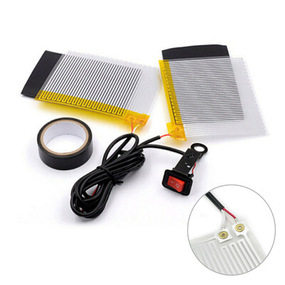 

1 Pair Universal Motorcycle Heated Grip Set Inserts Handlebar Hand Warmers 12V