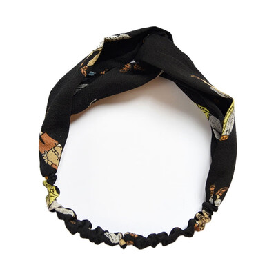 

Infant Baby Girl Elastic Headband headdress Chiffon Yoga Sports Headband Hair Band Fashion Twisted Knotted Headband
