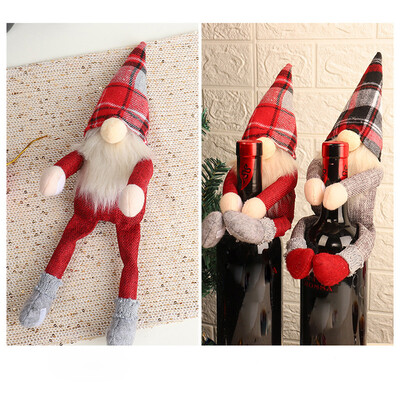 

Gobestart Christmas Decorations Sweater Bottles Sets Clothes Bottle Dress Up
