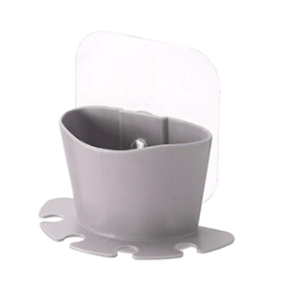 

Practical Bathroom Toothbrush Case Wall Suction Toothpaste Storage Holder