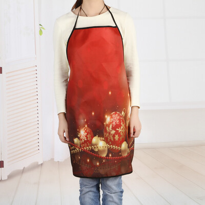 

Toponeto Christmas Decoration Waterproof Apron kitchen Apron Christmas Dinner Party apro