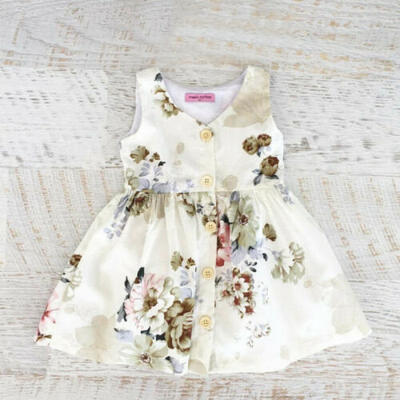 

AU Toddler Kids Baby Girl Clothes Sister Matching Floral Romper Dress Outfit Set
