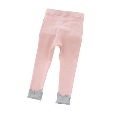 

Baby Children Girls Floral Patchwork Ankle Leggings Cotton Warm Fashion Infant Elastic Clothing Pants Leg Bottom
