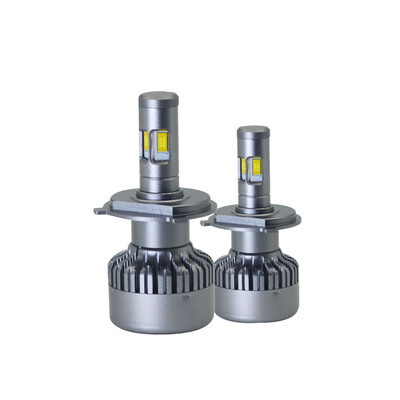 

2Pcspair V10 H4 6000K CSP Chips LED Headlight Auto Styling 120W Car Bulbs with Cooling Fan
