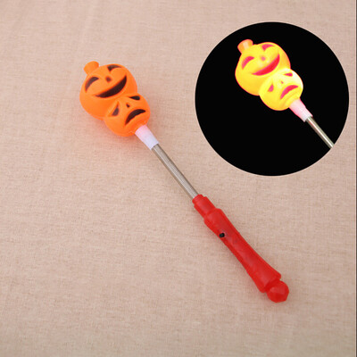 

Toponeto Flashing Stick Luminous Pumpkin Hand Hand Sticks Halloween Decoration Gifts