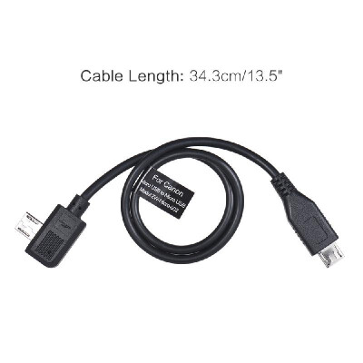 

Zhiyun Crane 2 Camera Control Cable Support Shutter Zoom for Canon EOS Series Micro USB Port