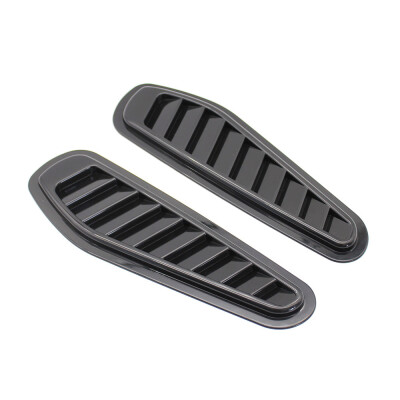 

2Universal Car Decorative Air Flow Intake Hood Scoop Vent Bonnet Cover Stickers