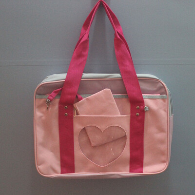 

New Arrival Transparent Love Heart Handbag Girl Women Sweet Candy Color Travel Handbag With Key Coin Purse Large Shoulder Bag