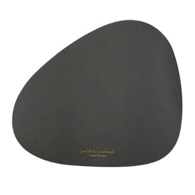 

Nordic Tableware Pad Placemat PU Leather Table Mat Heat Insulation Non-Slip Simple Placemats Disc Khaki Bowl Coaster Kitch