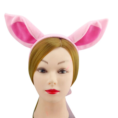 

Tailored Pig Headband Ears&Tail Set Costume Accessory Pink