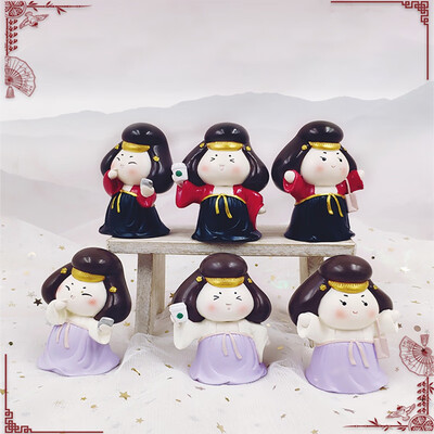 

Ancient Ladies Crafts Chinese Handicrafts Silicone Antique Ornaments Home Decorations Gift