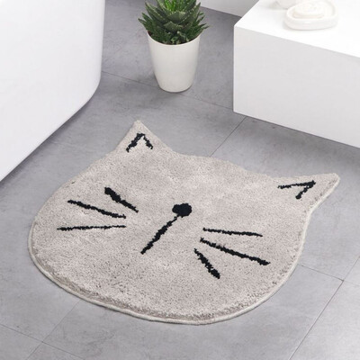 

Toponeto Cartoon Animal Floor Mats Gateway Bathroom Door Water Absorbent Anti-slip Mat