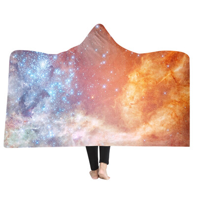 

Toponeto Cartoon 3D Plush Hooded Warm Blanket Dressing Blankets Hooded Blanket