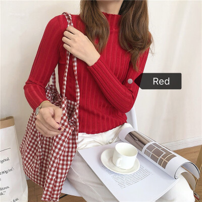 

New Autumn Winter Women Knitted Turtleneck Sweater Solid Slim Pullover Female Knit Sweaters Jumper Jersey Pull Femme Hiver