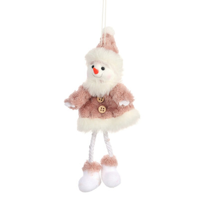 

Gobestart Christmas Ornaments Santa Claus Snowman Reindeer Toy Doll Hang Decoration Gift