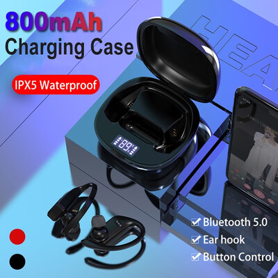 

T11 Wireless Bluetooth Earphones Tws Sport Headphones Earburds Waterproof 8D Stereo Handsets With Mic Charging Case Led Display