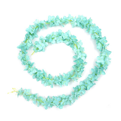 

Simulation Violet Artificial Wisteria Flower Silk Hydrangea DIY Wedding Birthday Party Decoration Wall Hanging Backdrop Flowers